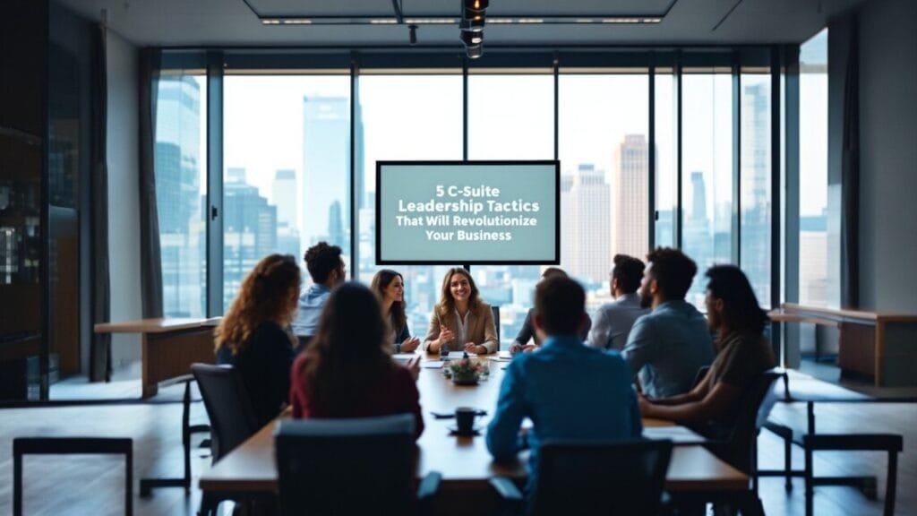 5 C-Suite Leadership Tactics That Will Revolutionize Your Business