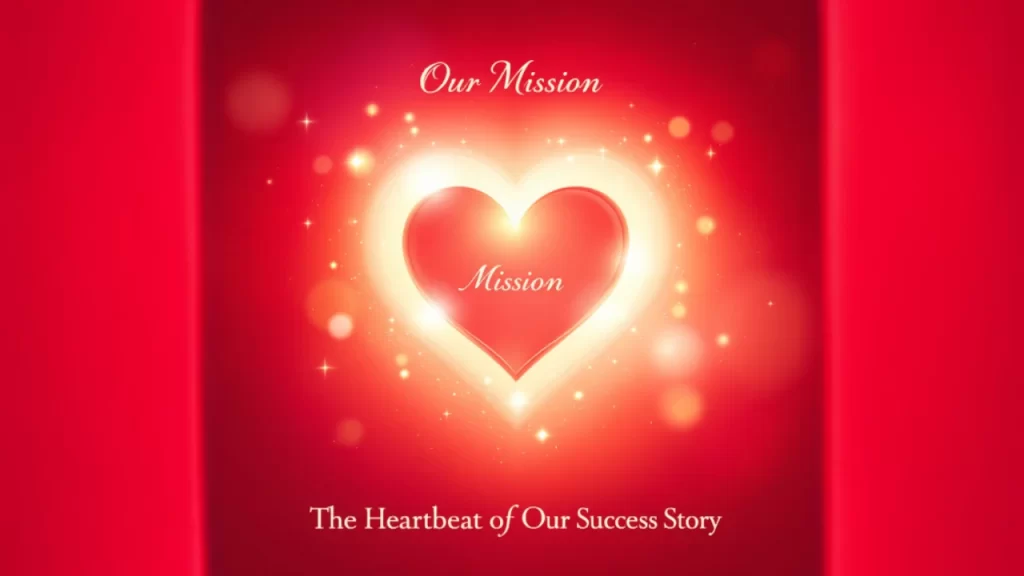 "Our Mission: The Heartbeat of Our Success Story"